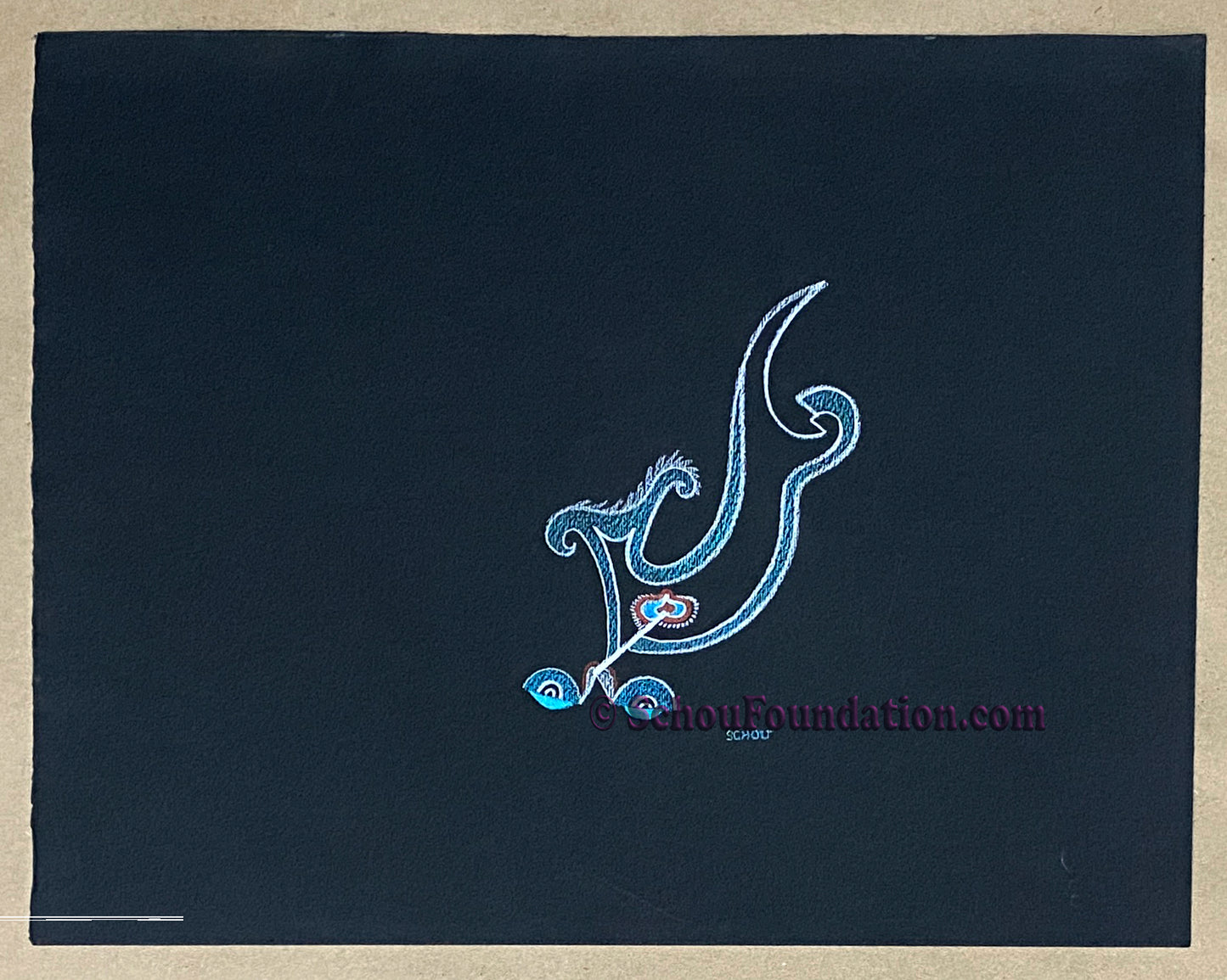 "Untitled", Original, Black Paper Series