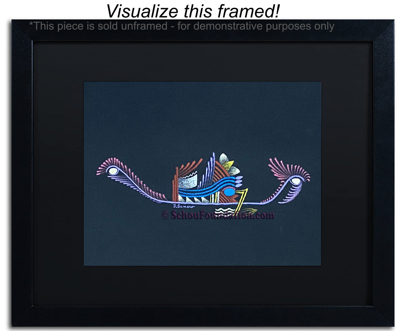 "Untitled", Original, Black Paper Series