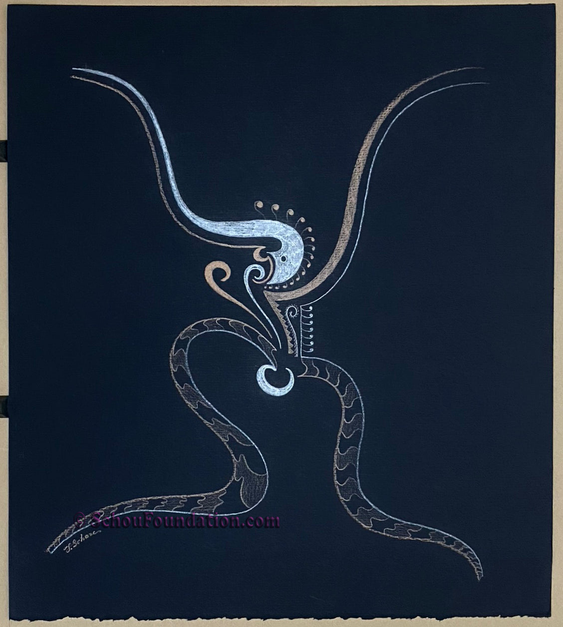 "Untitled", Original, Black Paper Series