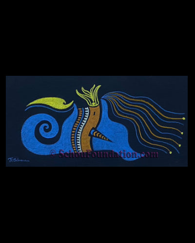 "Untitled", Original, Black Paper Series