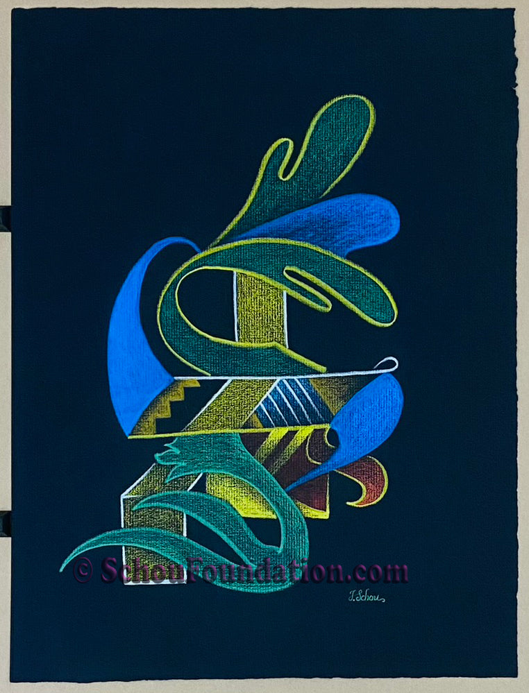 "Untitled", Original, Black Paper Series