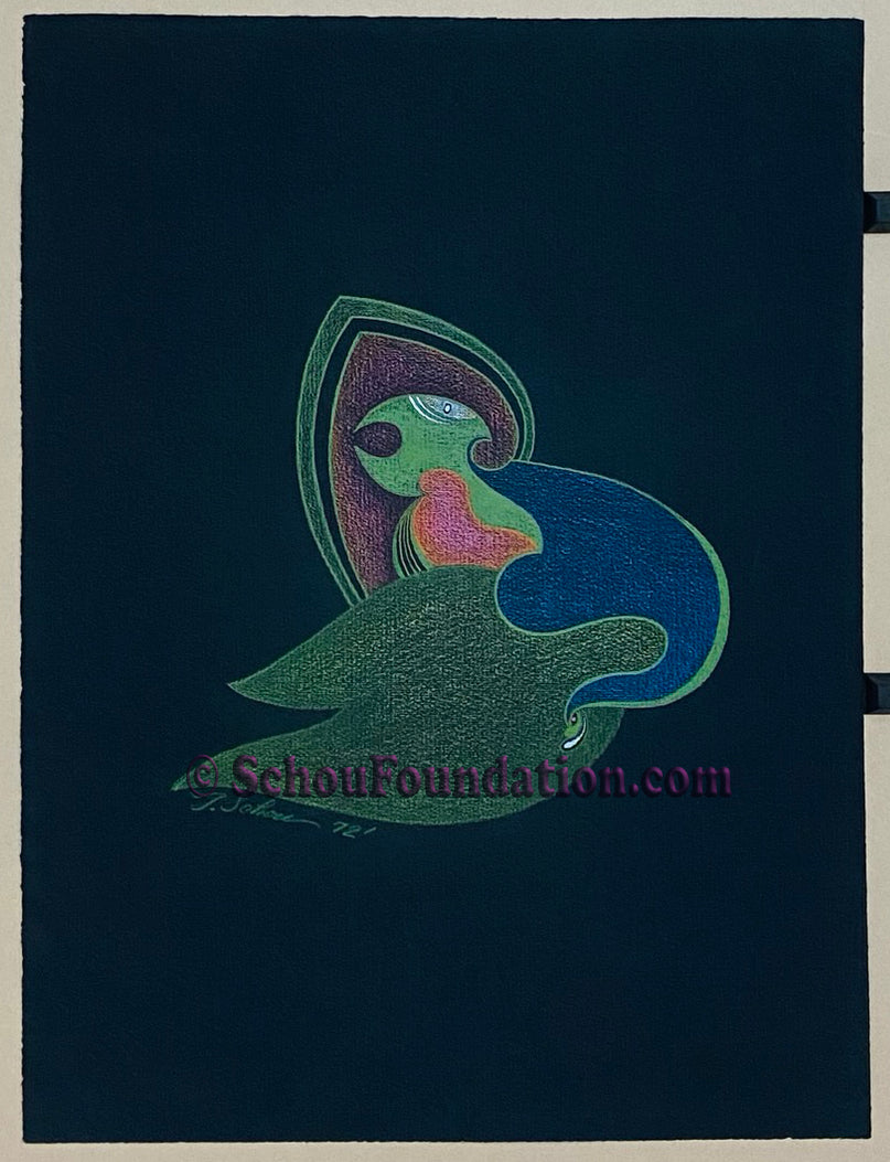 "Untitled", Original, Black Paper Series