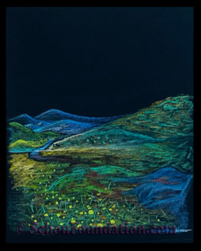 "Untitled", Original, Black Paper Series