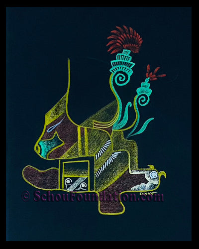 "Untitled", Original, Black Paper Series