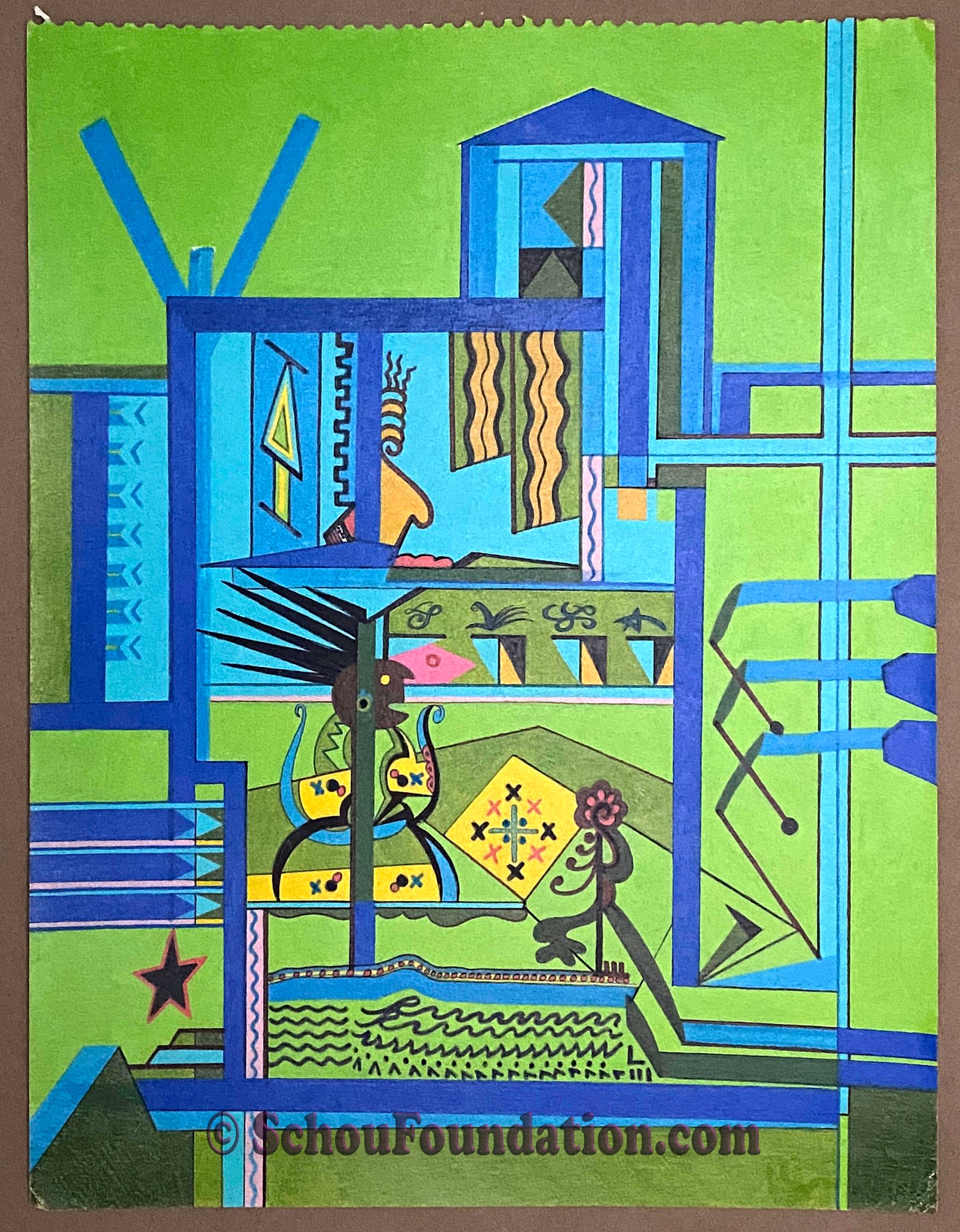"New Apartment", Original, White Paper Series