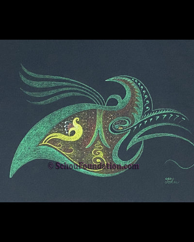 "Untitled", Original, Black Paper Series