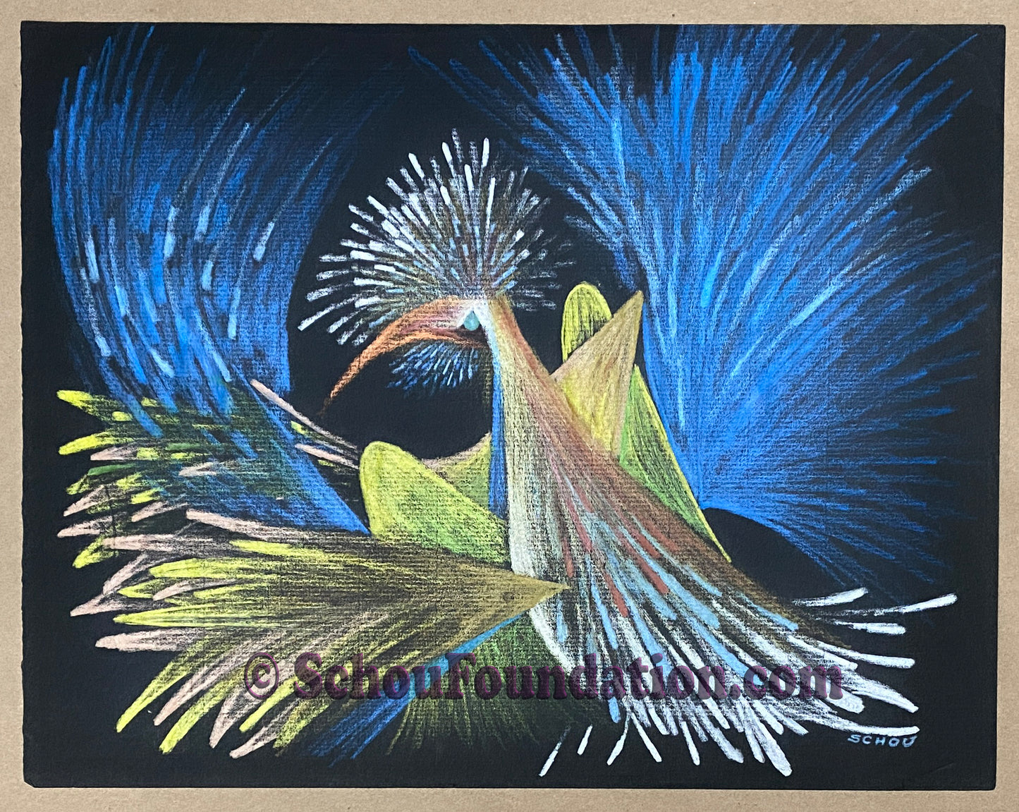 "Untitled", Original, Black Paper Series