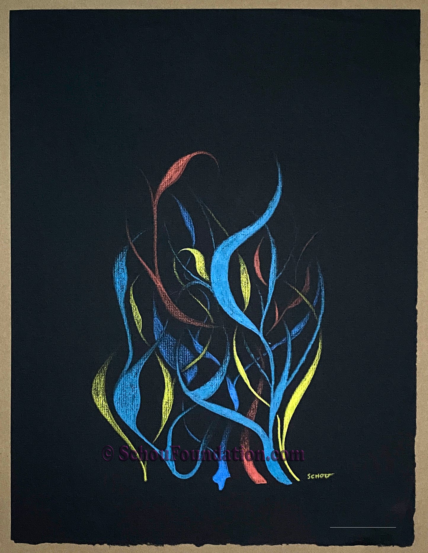 "Untitled", Original, Black Paper Series