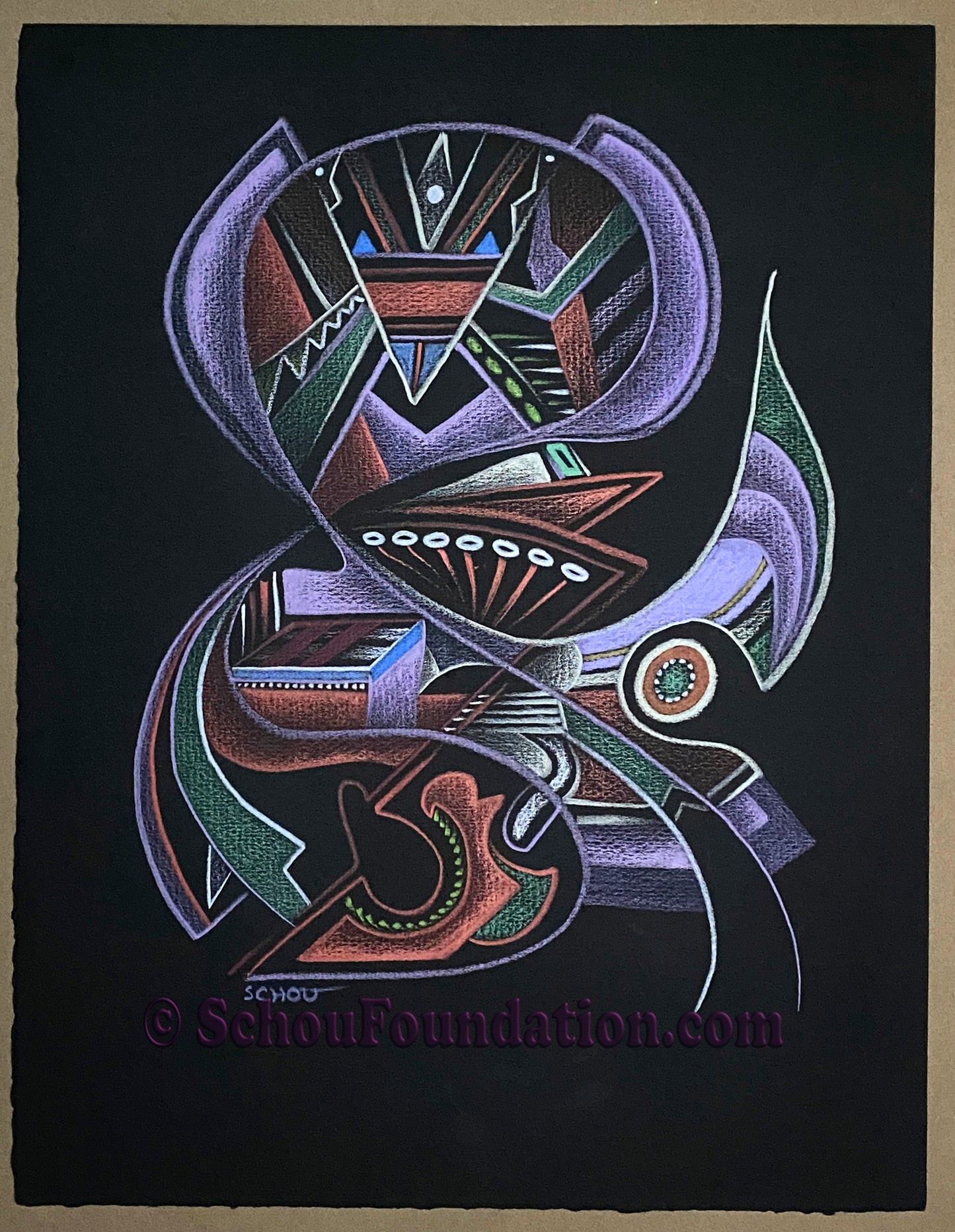 "Pinball", Original, Black Paper Series