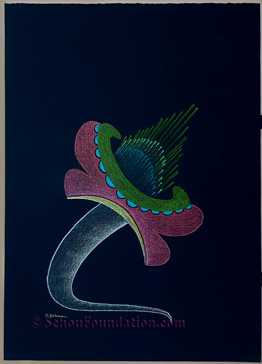 "Untitled", Original, Black Paper Series