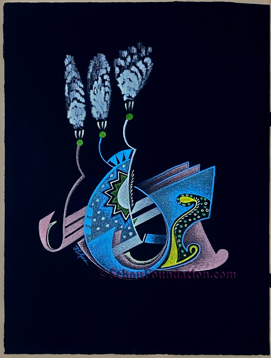 "Untitled", Original, Black Paper Series