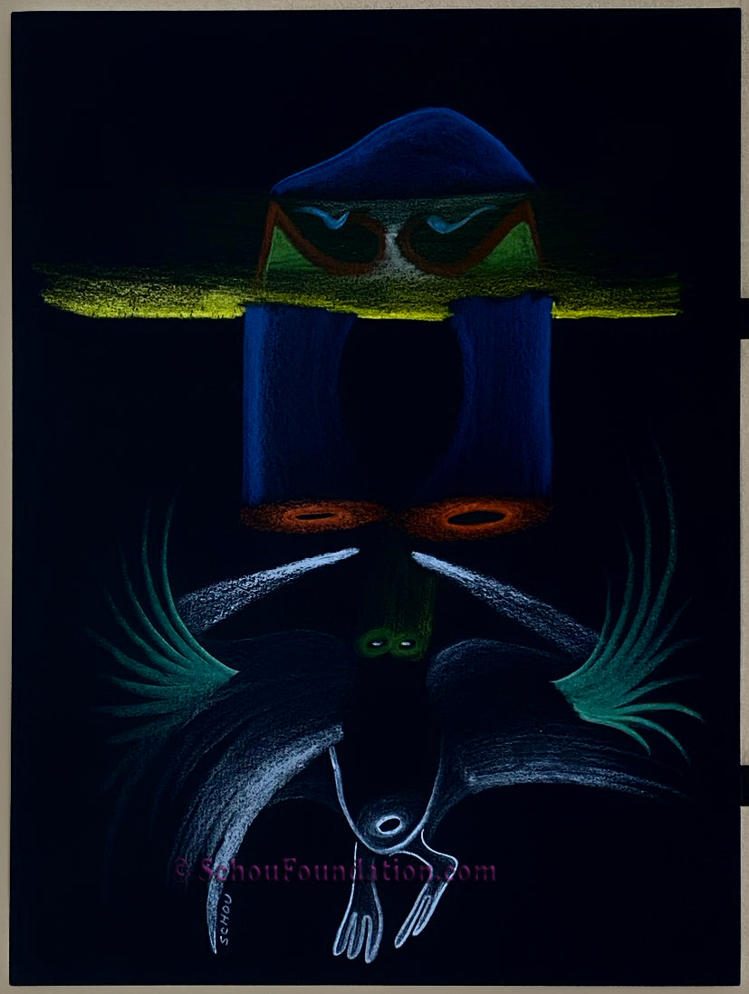 "Untitled", Original, Black Paper Series