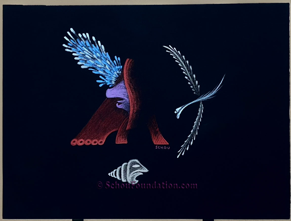 "Land, Sea & Air", Original, Black Paper Series