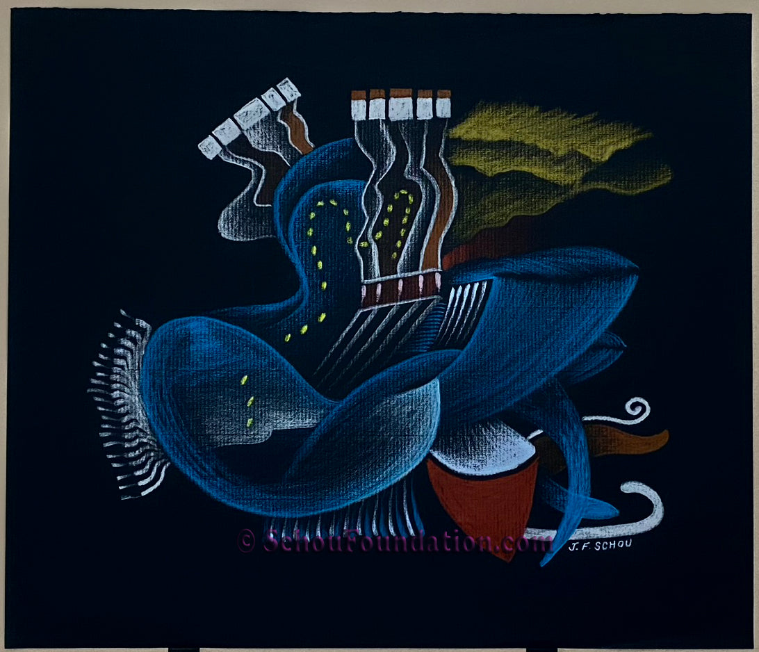 "Untitled", Original, Black Paper Series