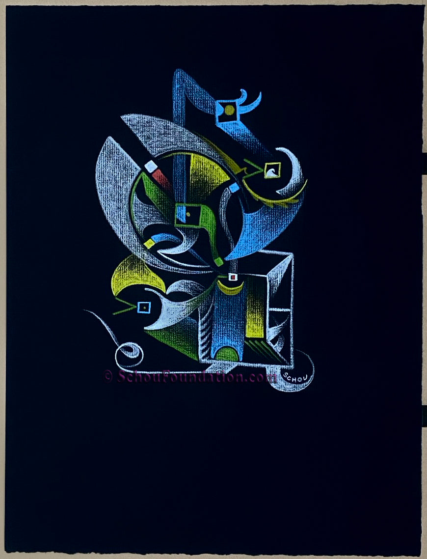 "Untitled", Original, Black Paper Series