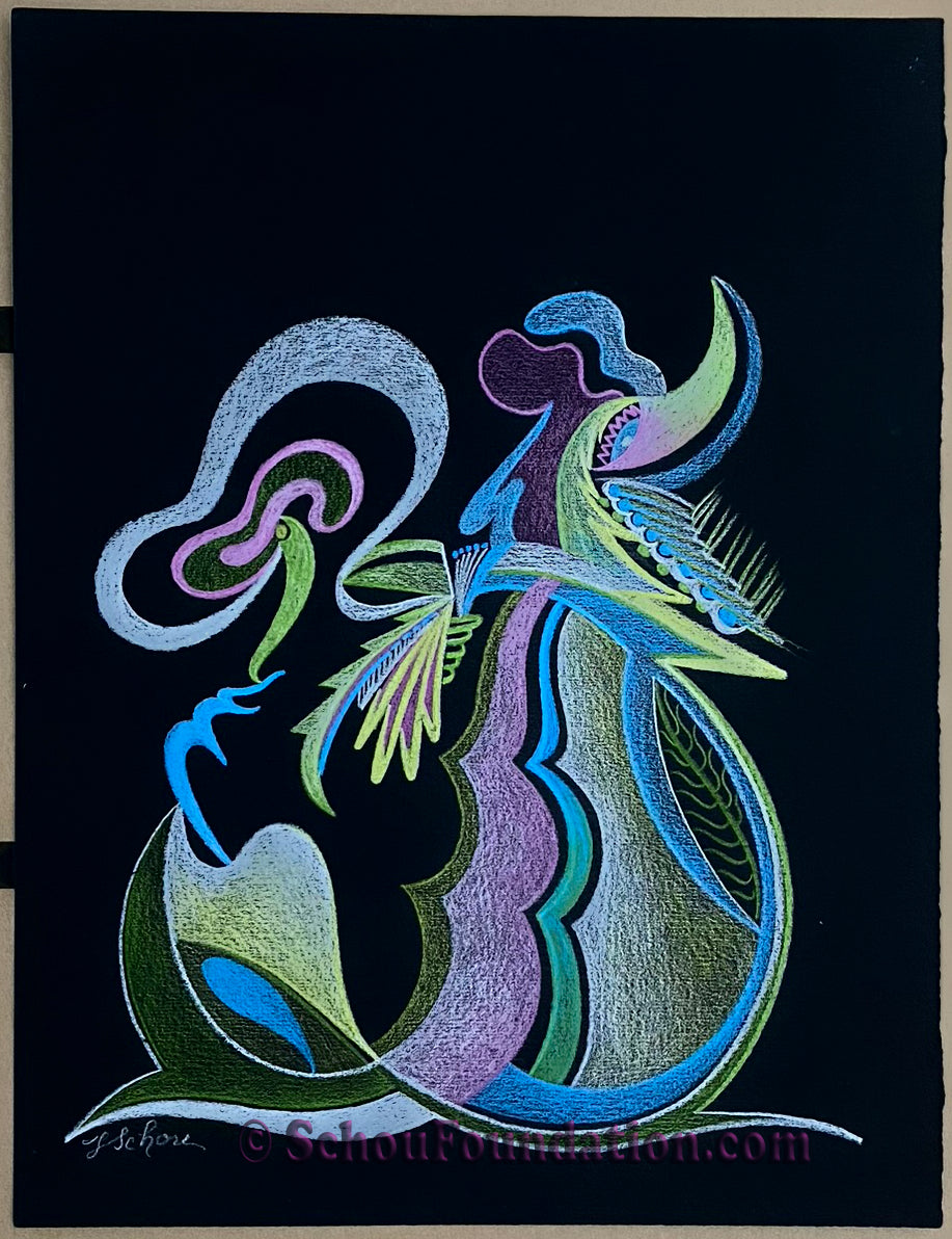 "Untitled", Original, Black Paper Series