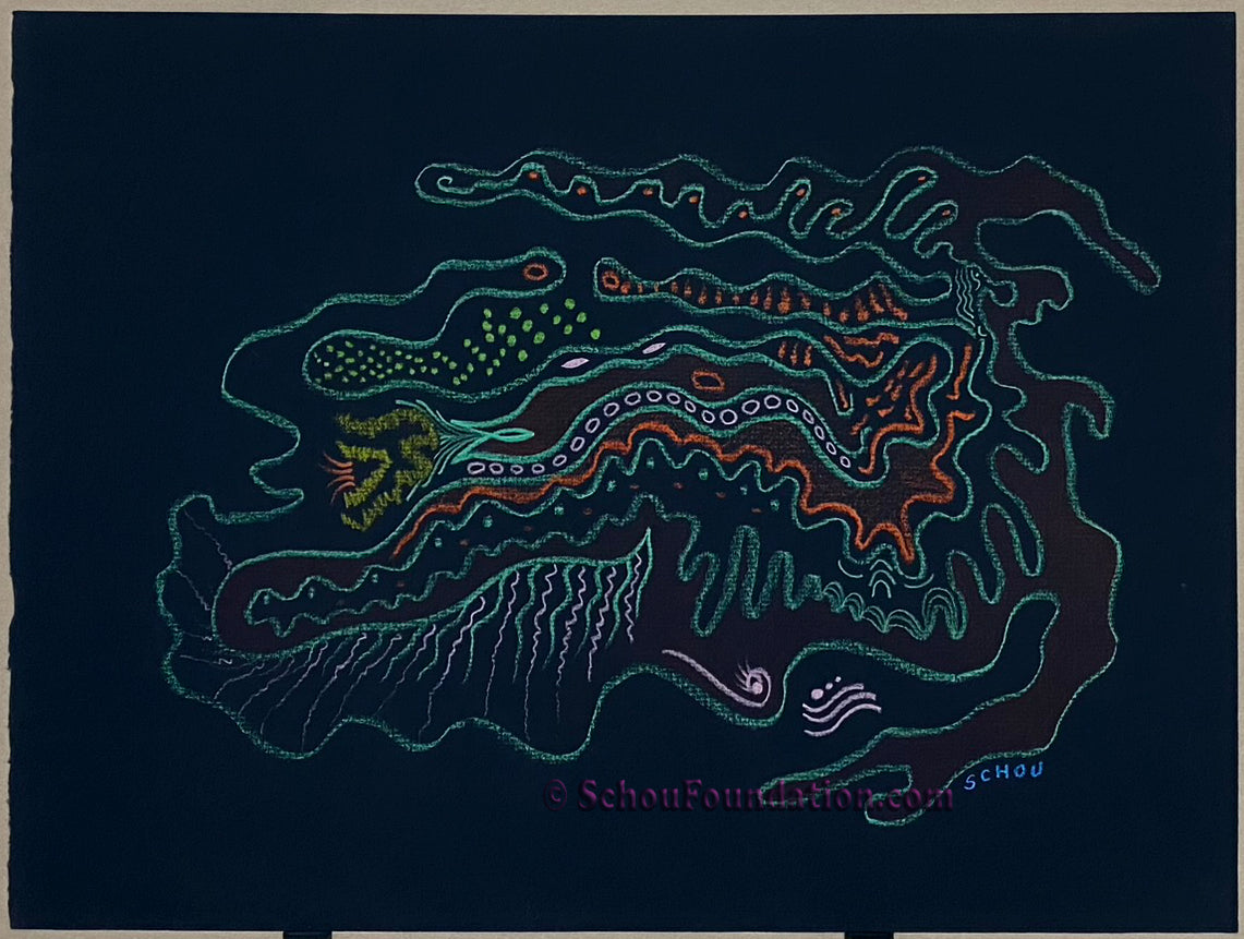 "Untitled", Original, Black Paper Series