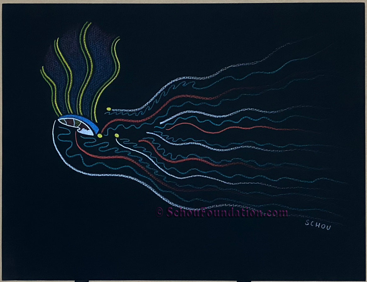 "Untitled", Original, Black Paper Series