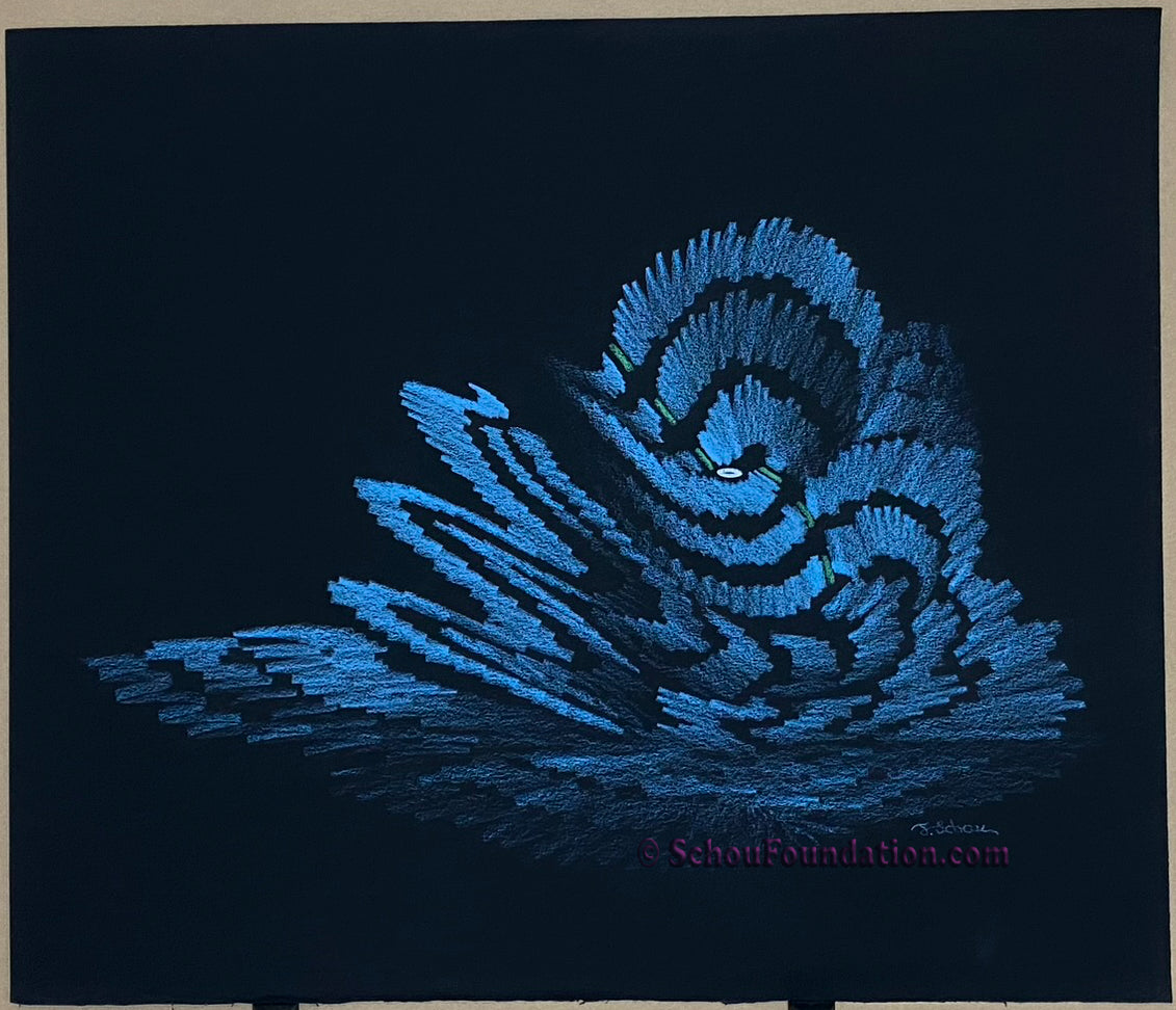 "Untitled", Original, Black Paper Series