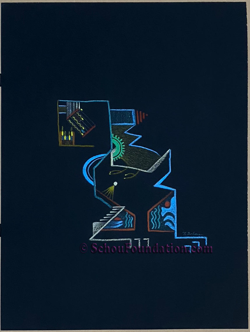 "Untitled", Original, Black Paper Series