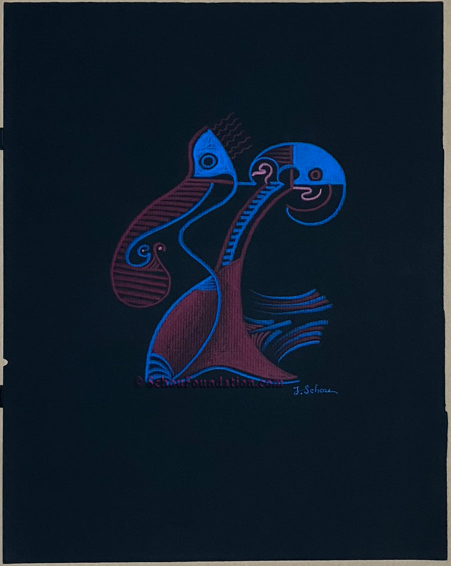 "Untitled", Original, Black Paper Series