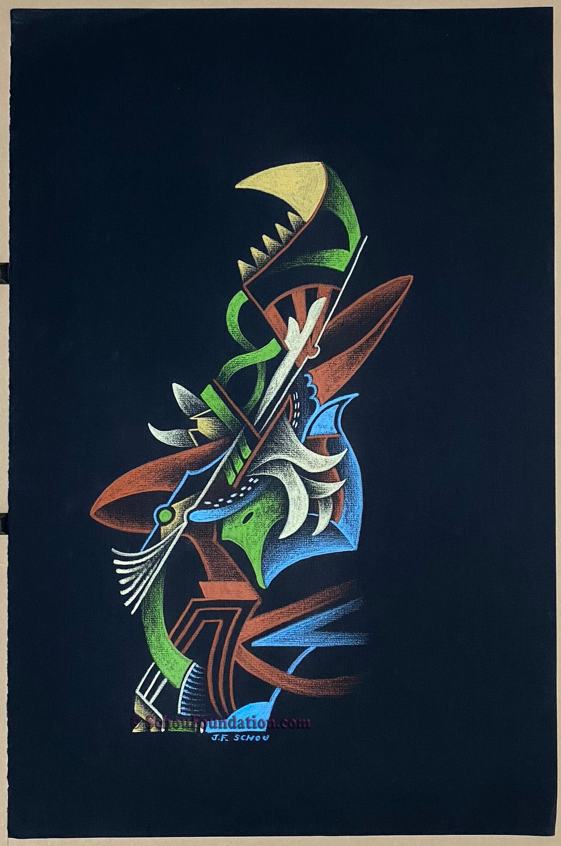 "Untitled", Original, Black Paper Series