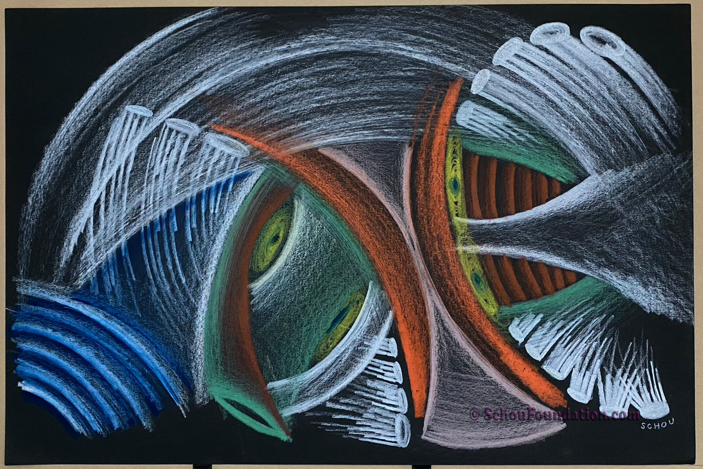 "Untitled", Original, Black Paper Series