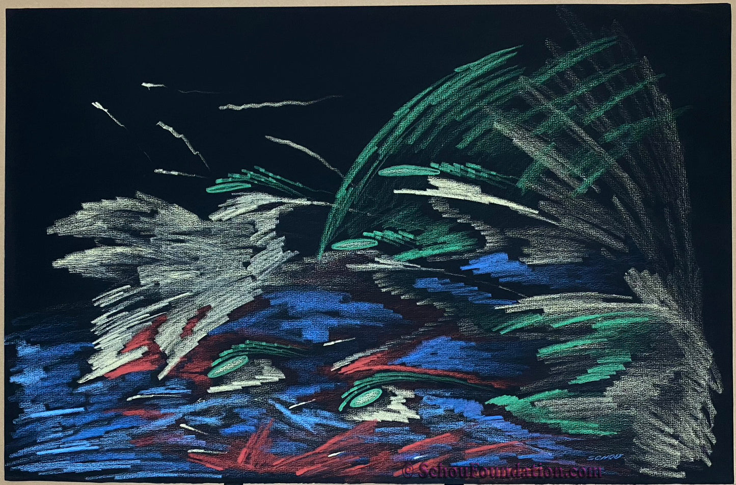 "Untitled", Original, Black Paper Series