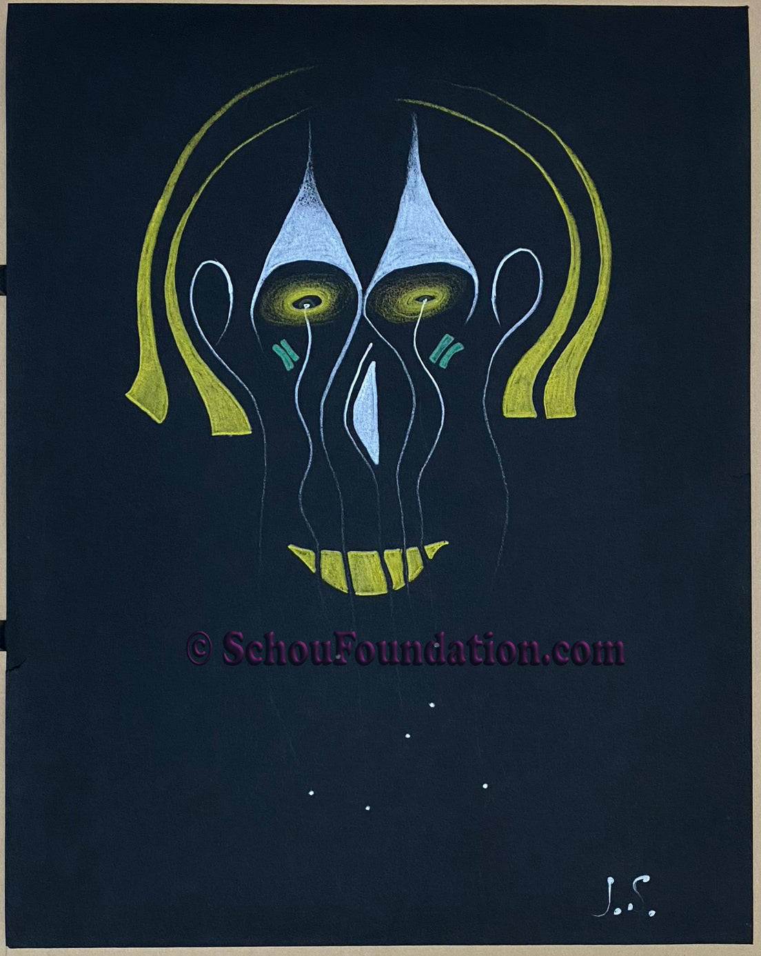 "Untitled", Original, Black Paper Series