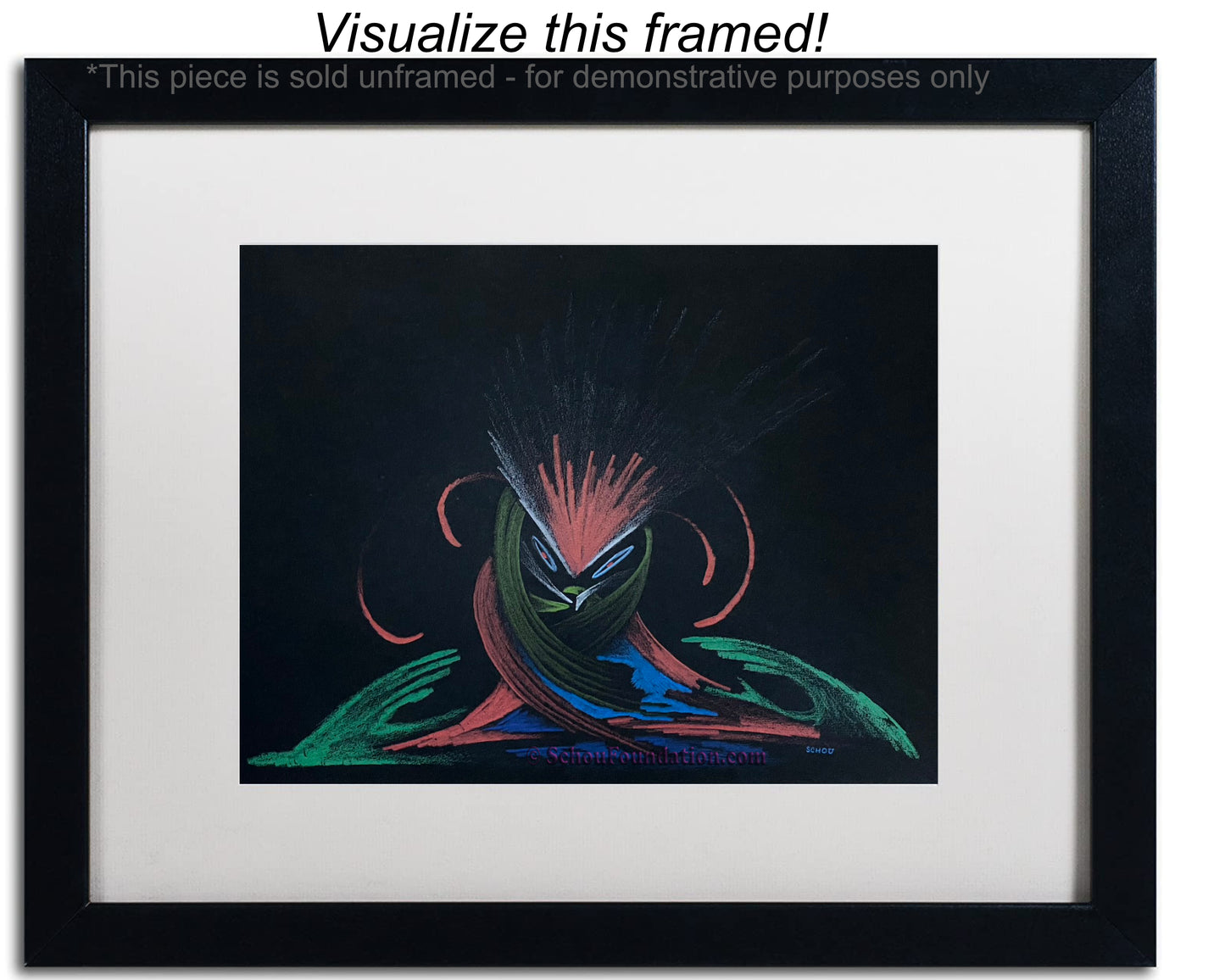 "Untitled", Original, Black Paper Series