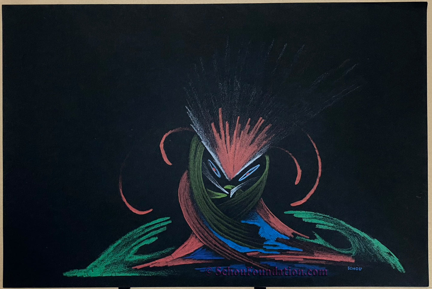 "Untitled", Original, Black Paper Series