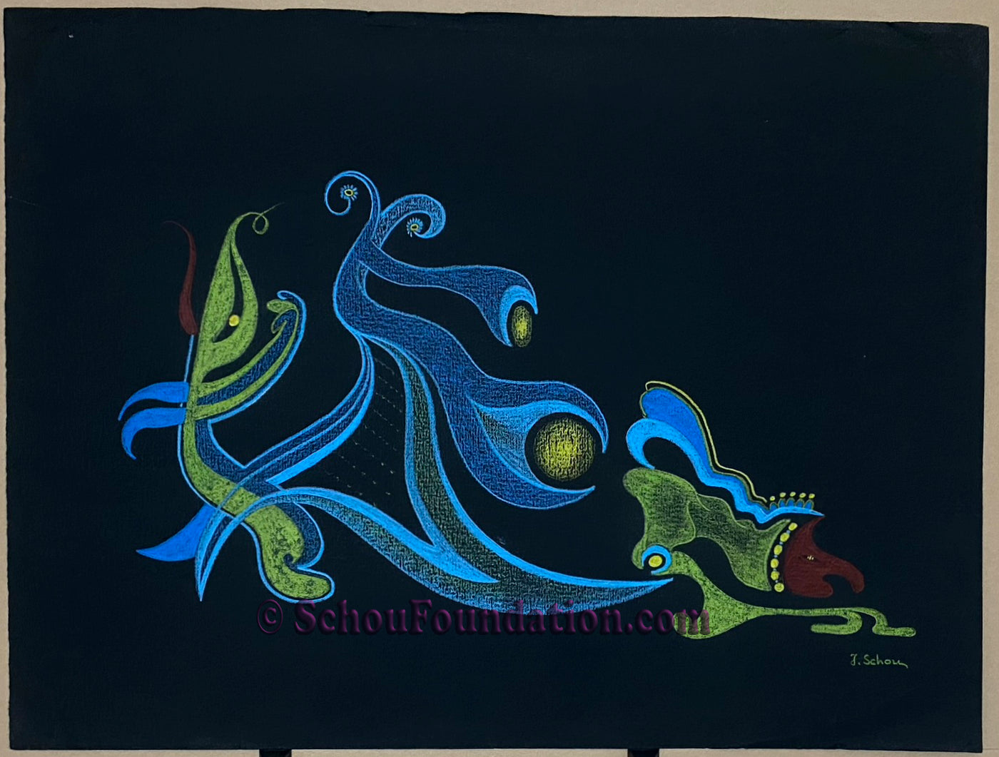 "Untitled", Original, Black Paper Series