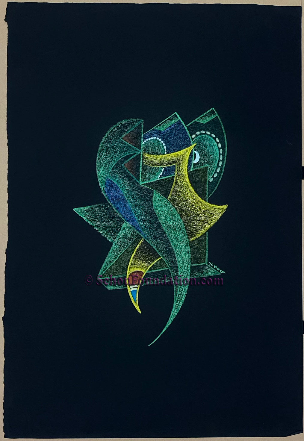 "Untitled", Original, Black Paper Series