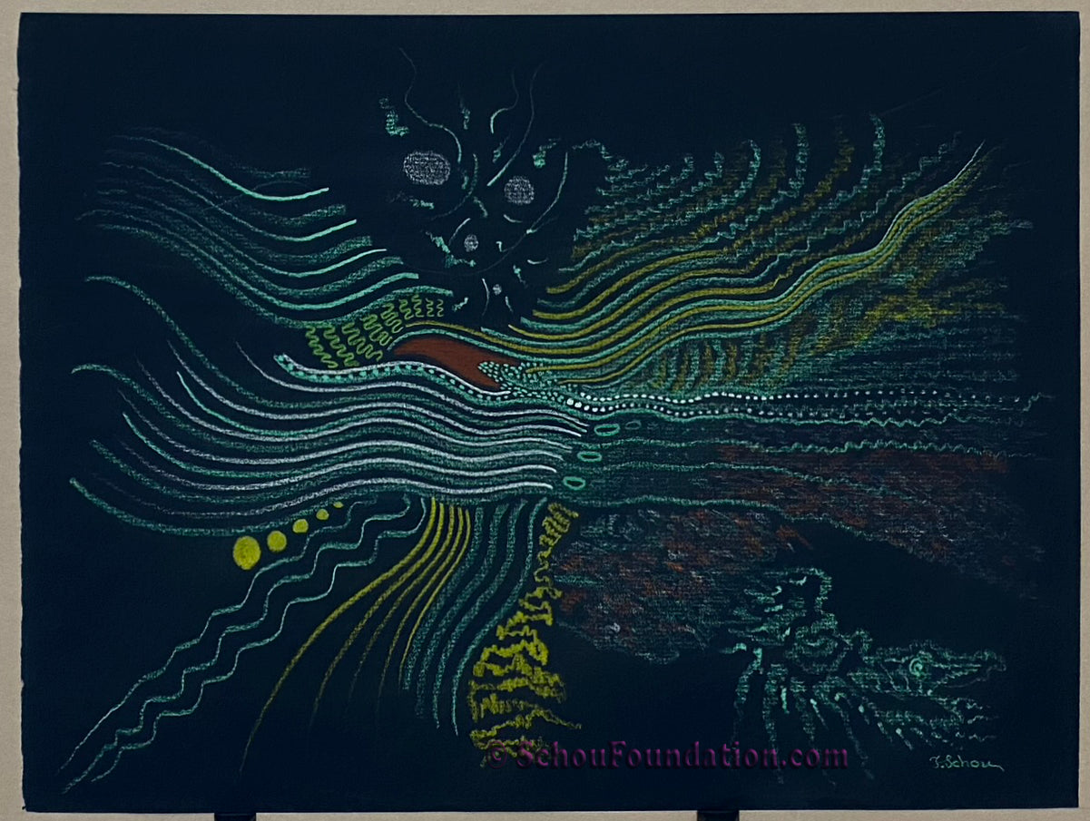 "Untitled", Original, Black Paper Series