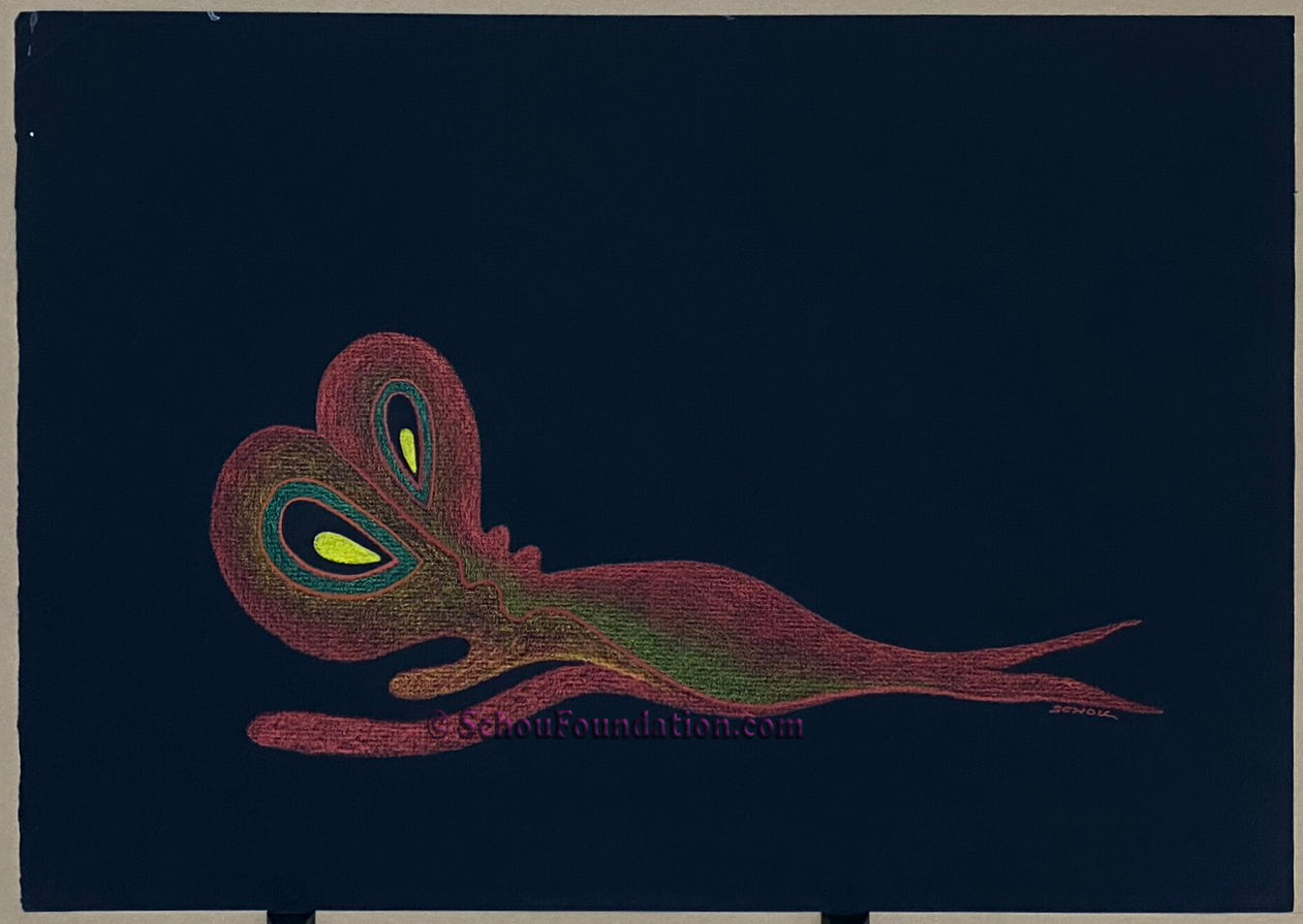 "Untitled", Original, Black Paper Series