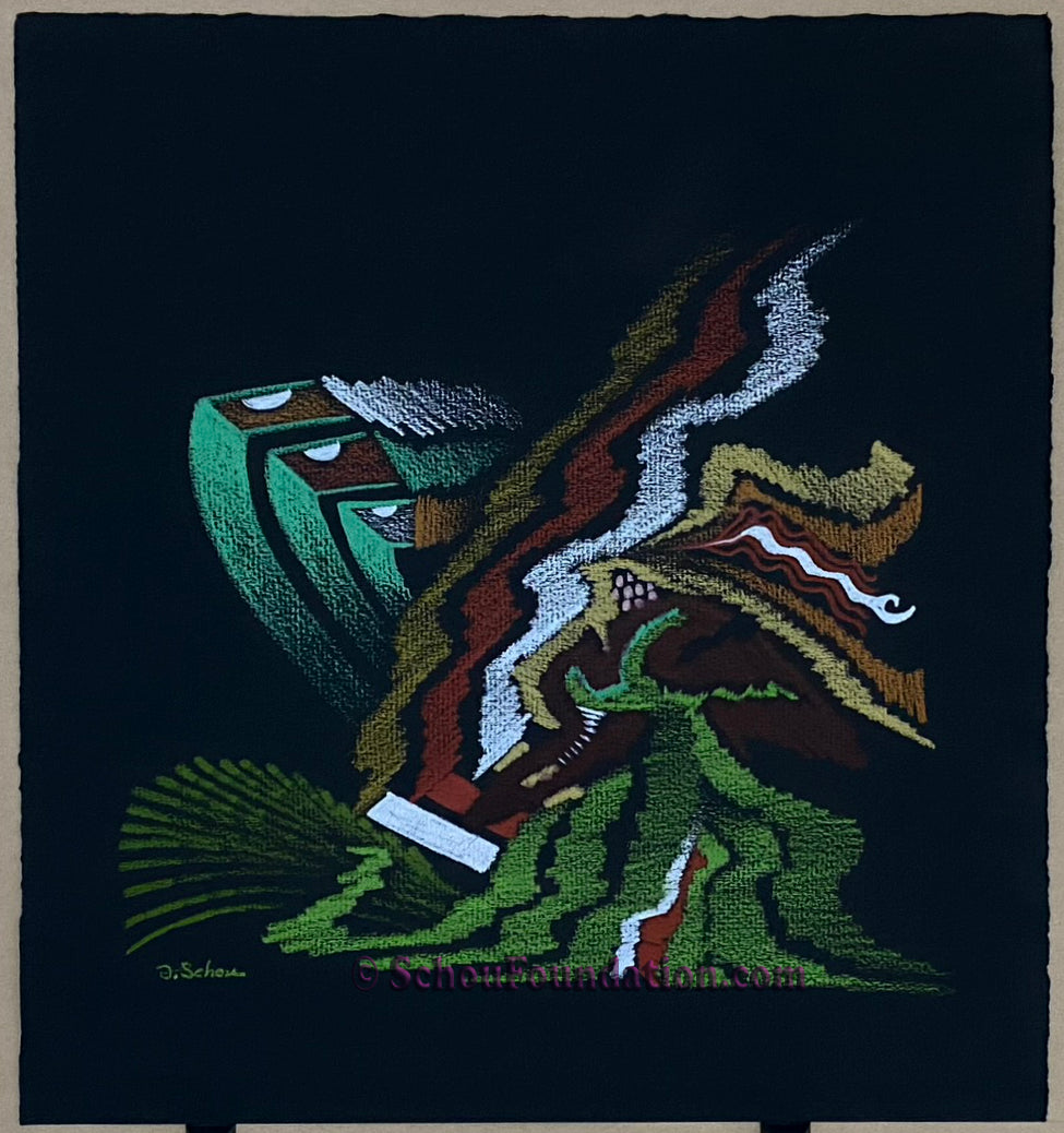 "Untitled", Original, Black Paper Series