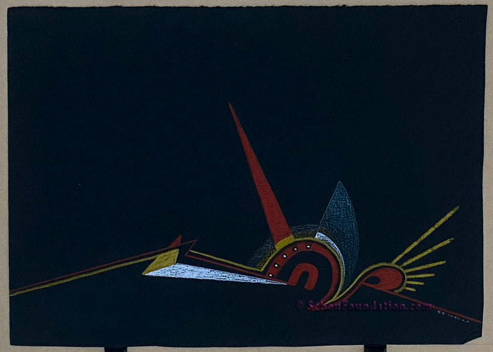 "Untitled", Original, Black Paper Series