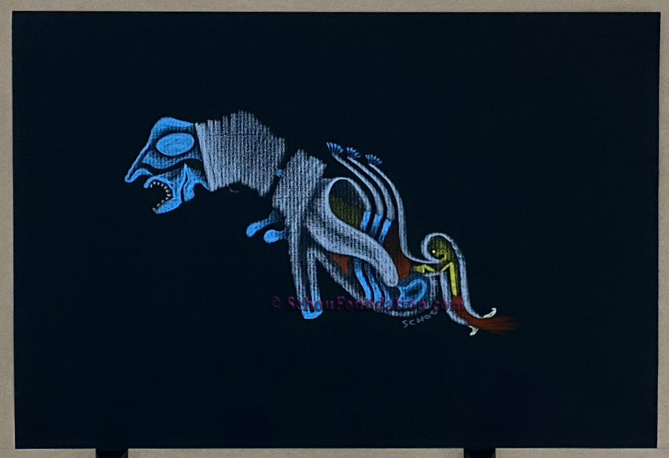 "Untitled", Original, Black Paper Series