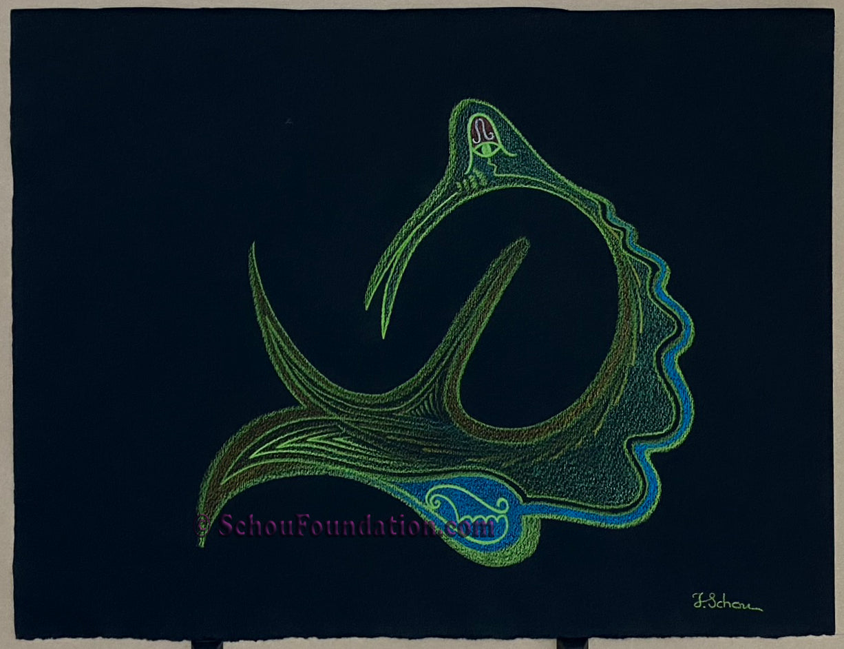 "Untitled", Original, Black Paper Series