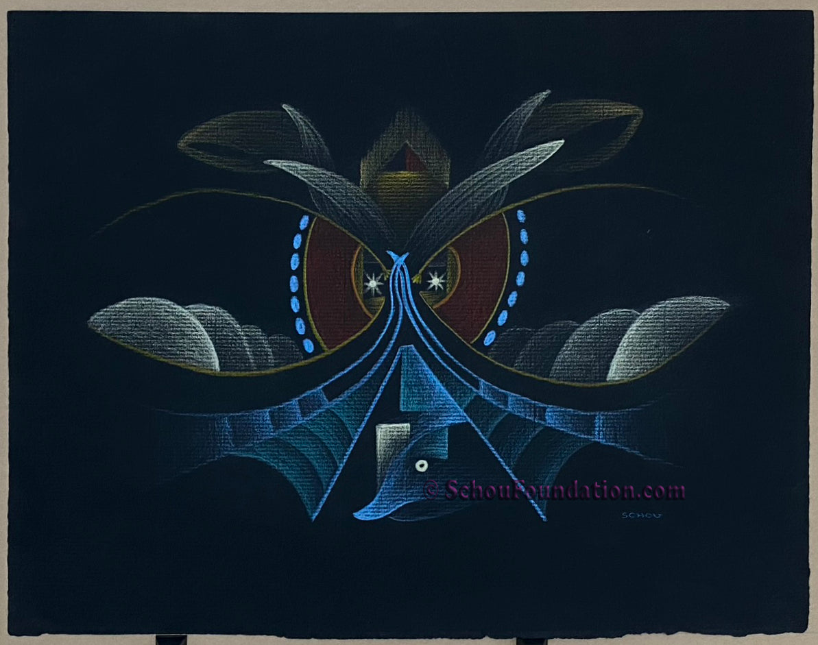 "Untitled", Original, Black Paper Series