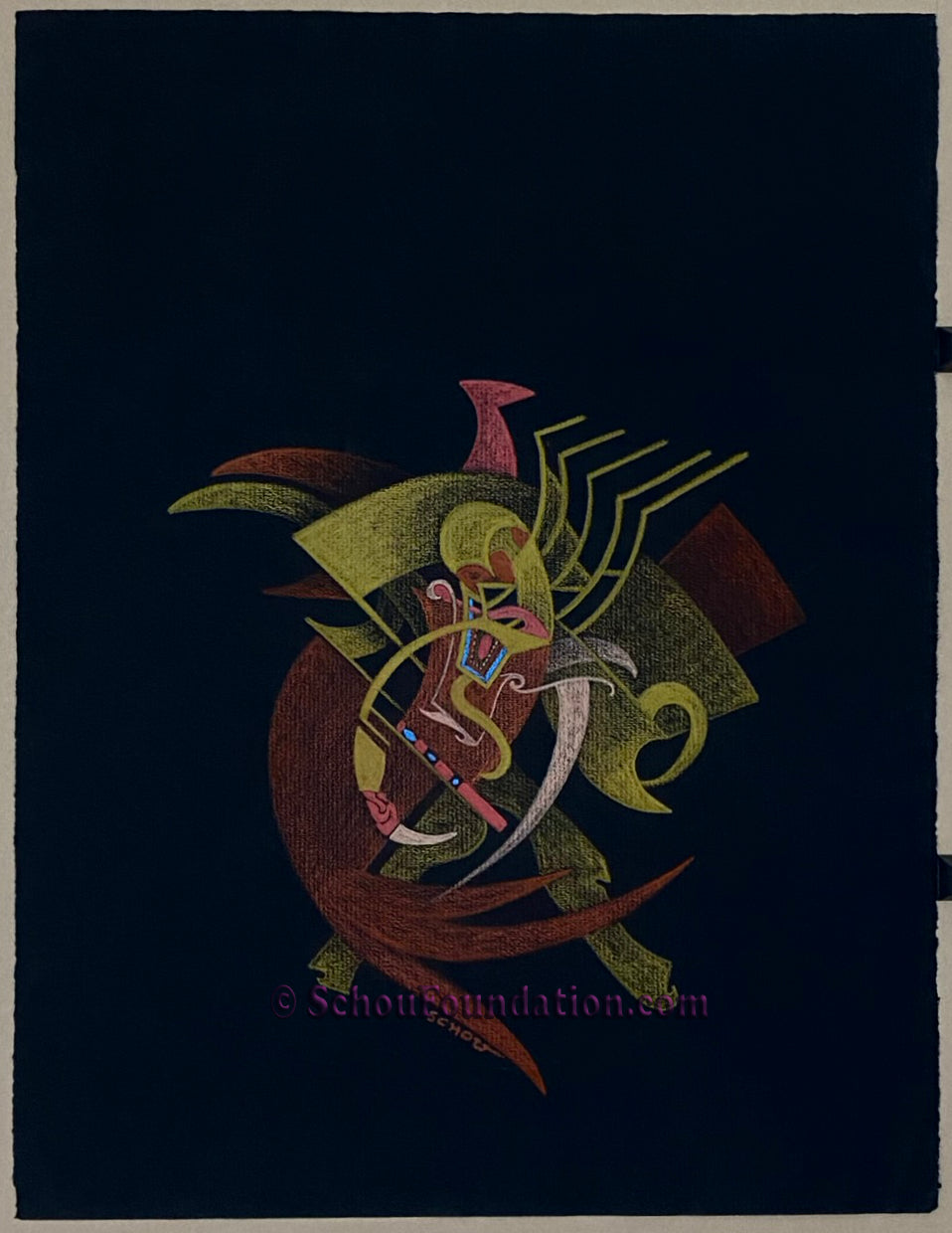 "Untitled", Original, Black Paper Series