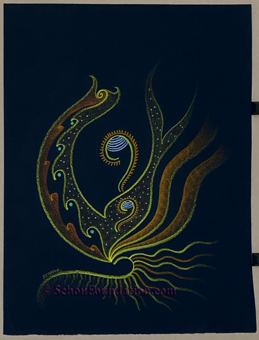 "Untitled", Original, Black Paper Series