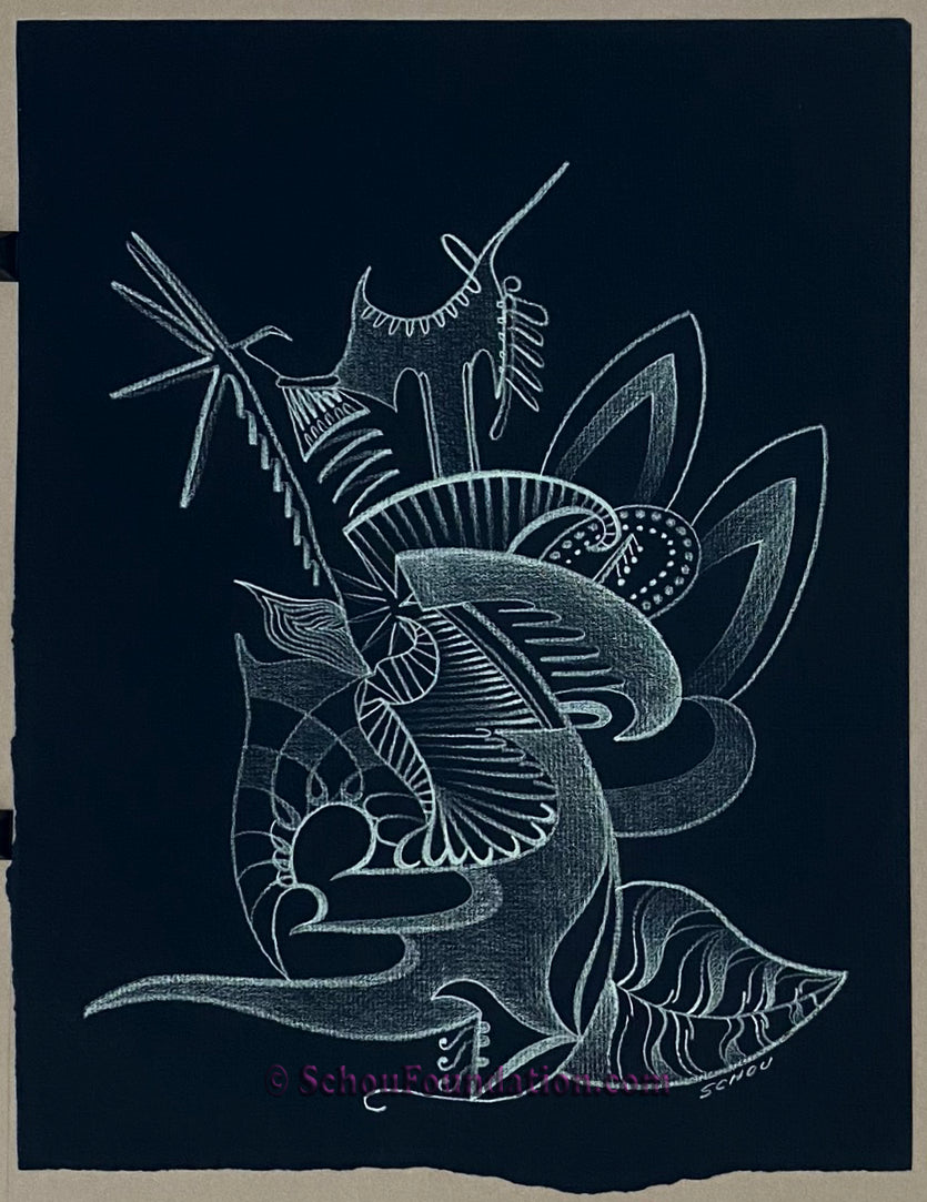 "Untitled", Original, Black Paper Series