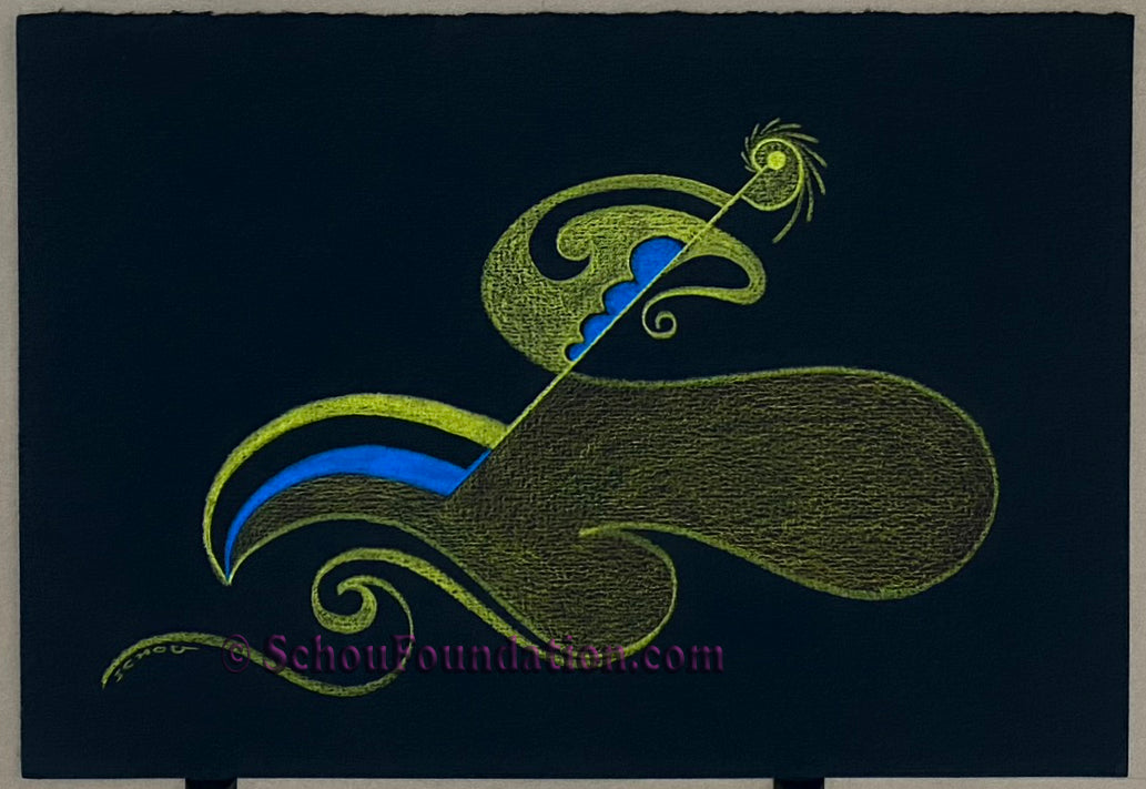 "Untitled", Original, Black Paper Series