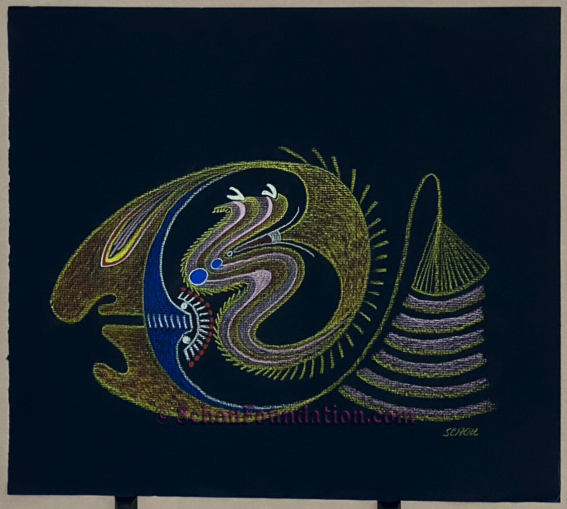 "Untitled", Original, Black Paper Series