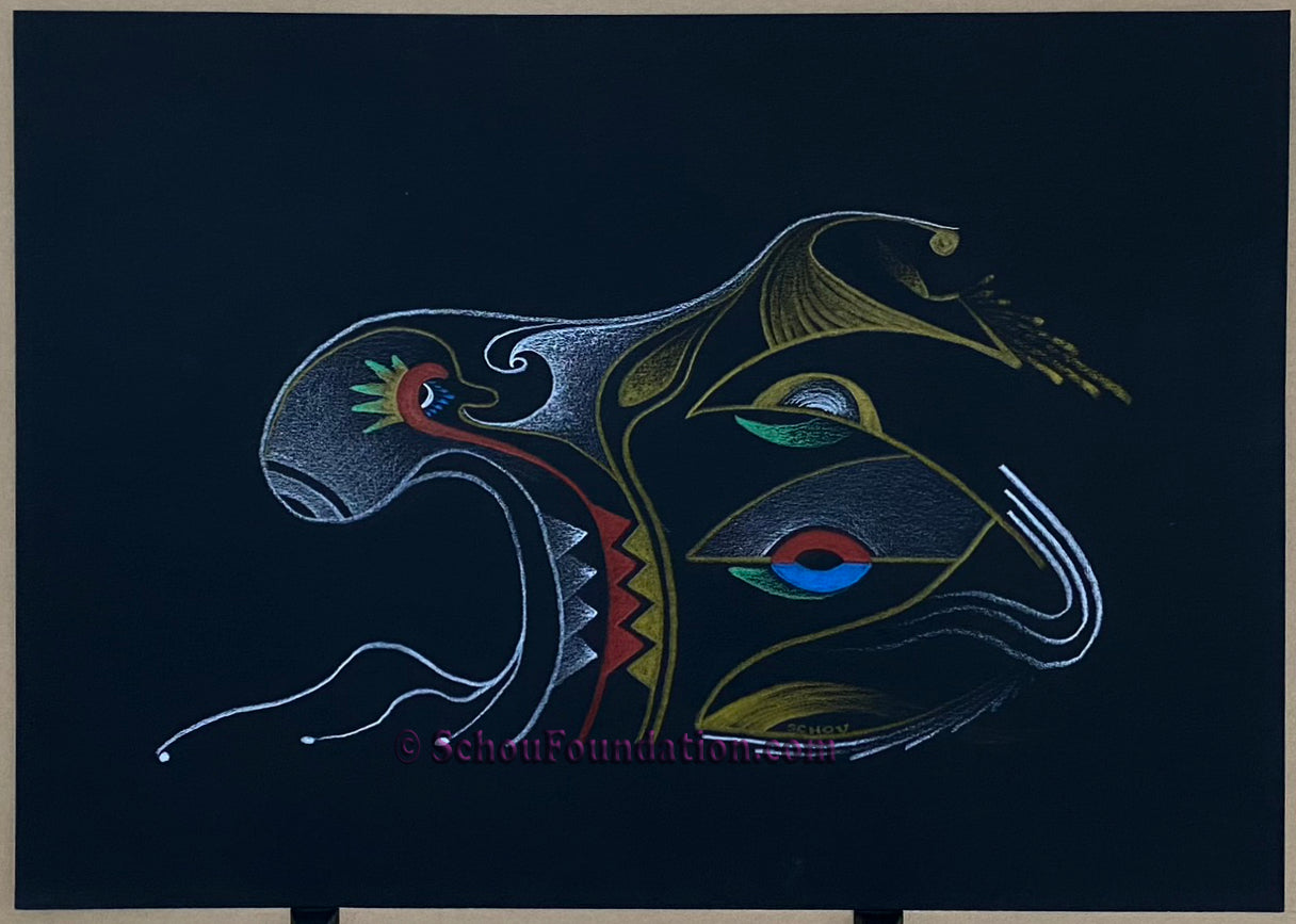 "Untitled", Original, Black Paper Series