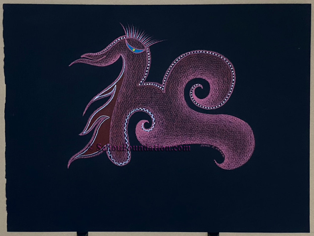 "Untitled", Original, Black Paper Series