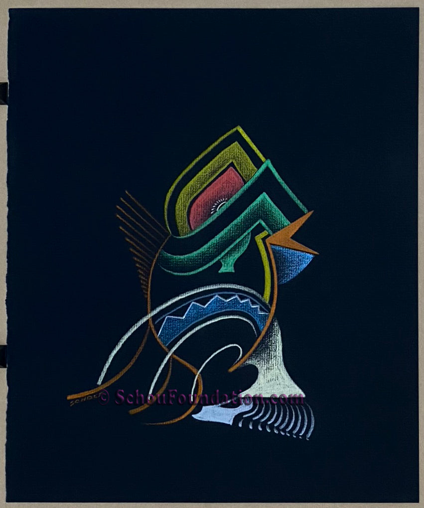 "Untitled", Original, Black Paper Series