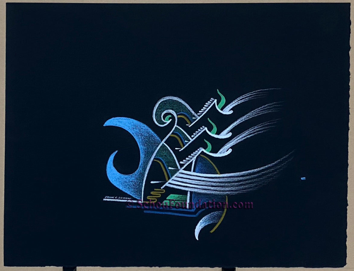 "Untitled", Original, Black Paper Series