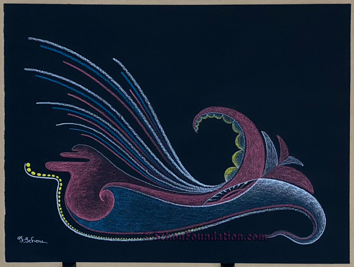 "Untitled", Original, Black Paper Series